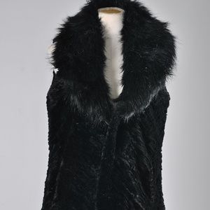 faux fur  vest pre ownned